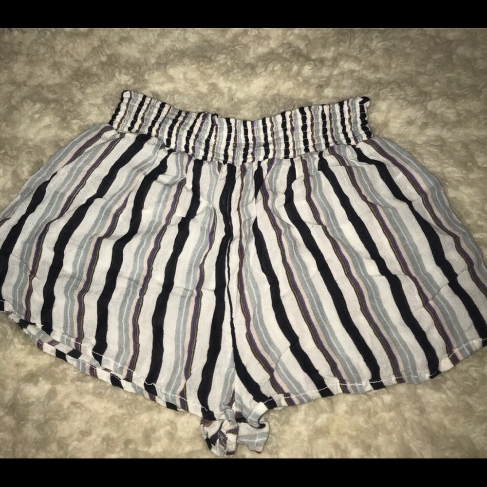 Urban Outfitters Flowy Loose Striped Shorts